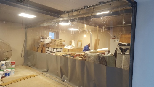 На направляющих