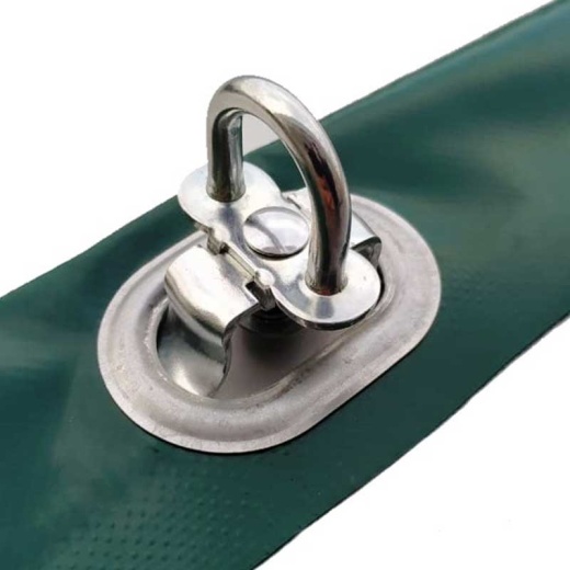 Французский замок металлический + люверс 22×42 мм